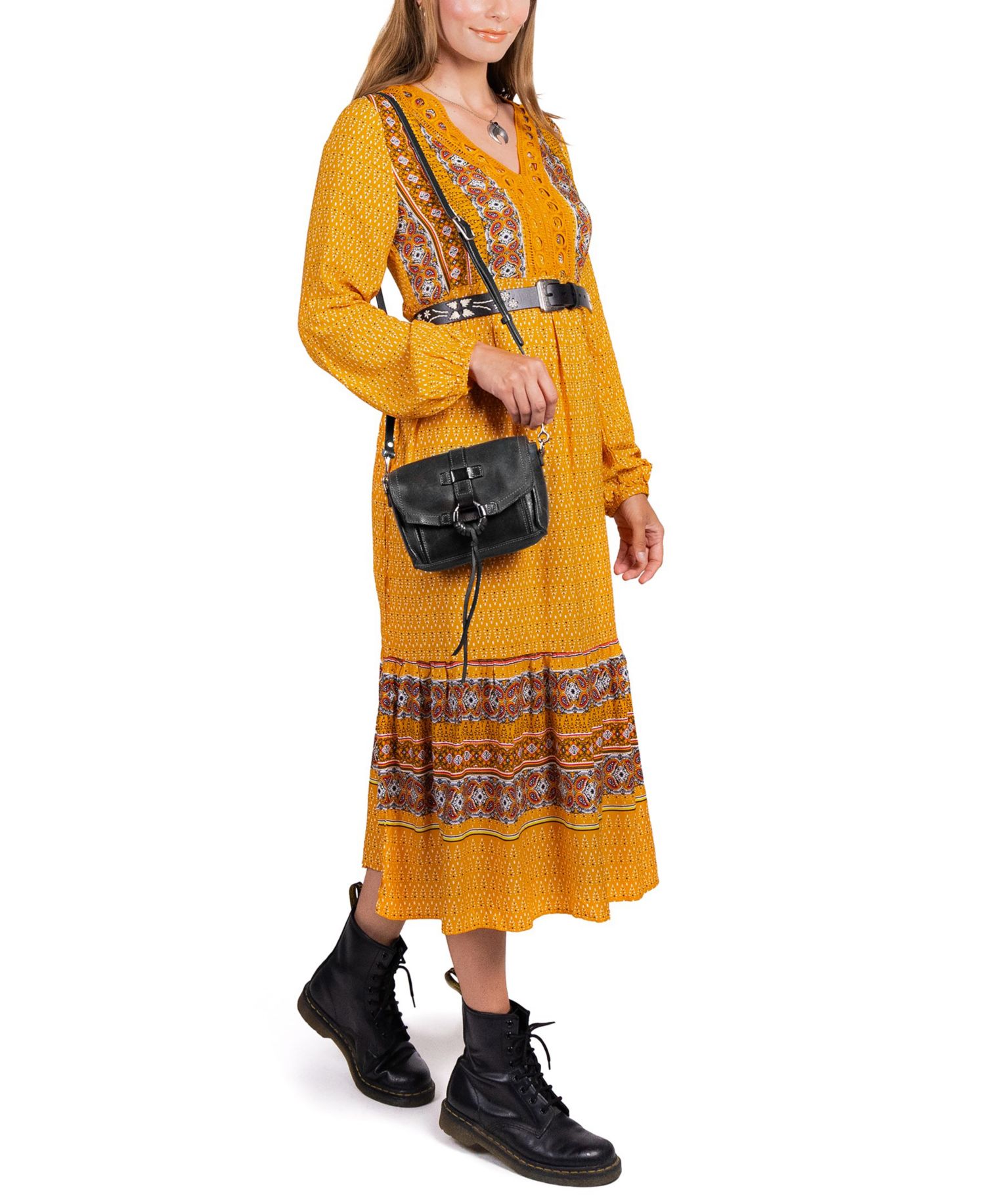 Anemone Small Leather Crossbody Bag
