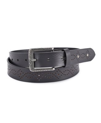 Women's Daisy Blossom Leather Belt