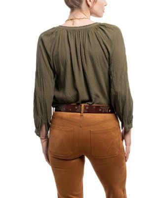 Women's Glory Star Leather Belt