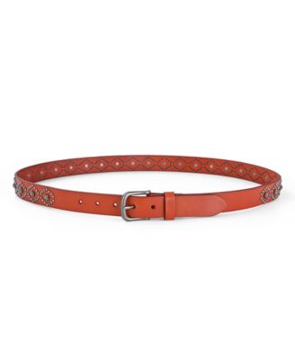Women's Sunburst Leather Belt