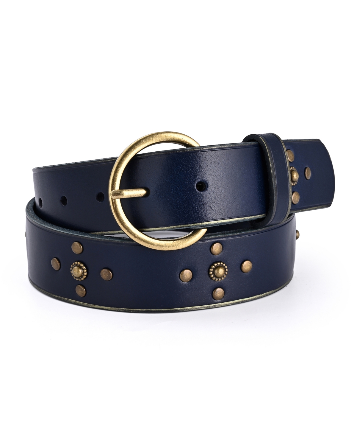 Women's Gia Leather Belt - Red