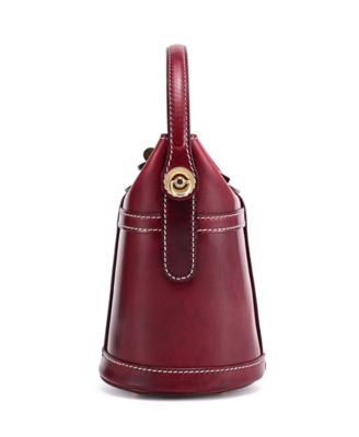 Begonia Vintage Bucket Crossbody Bag