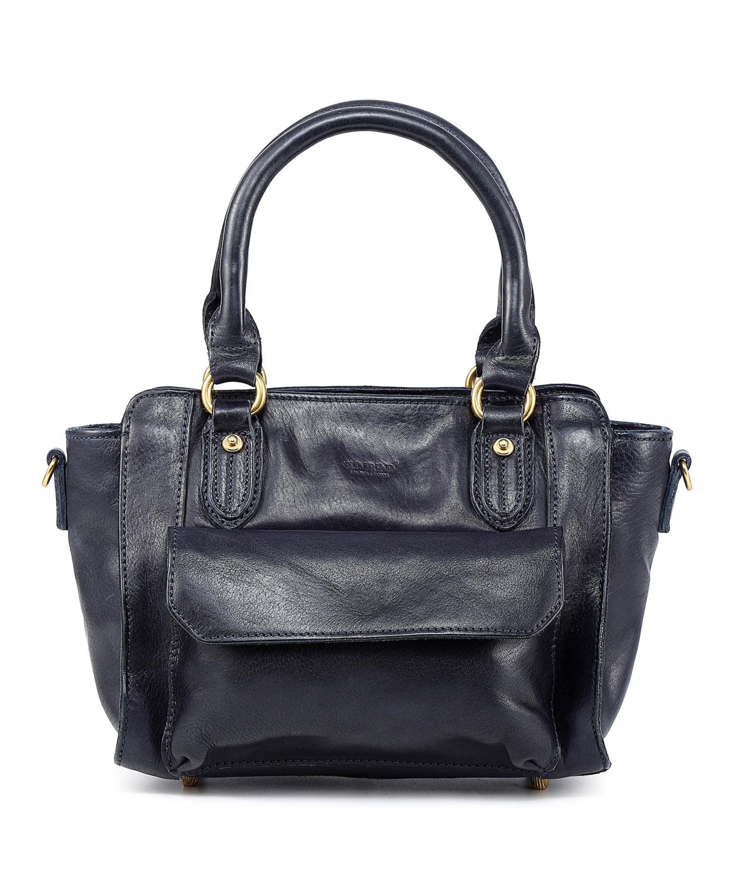 Pansy Small Leather Satchel Bag