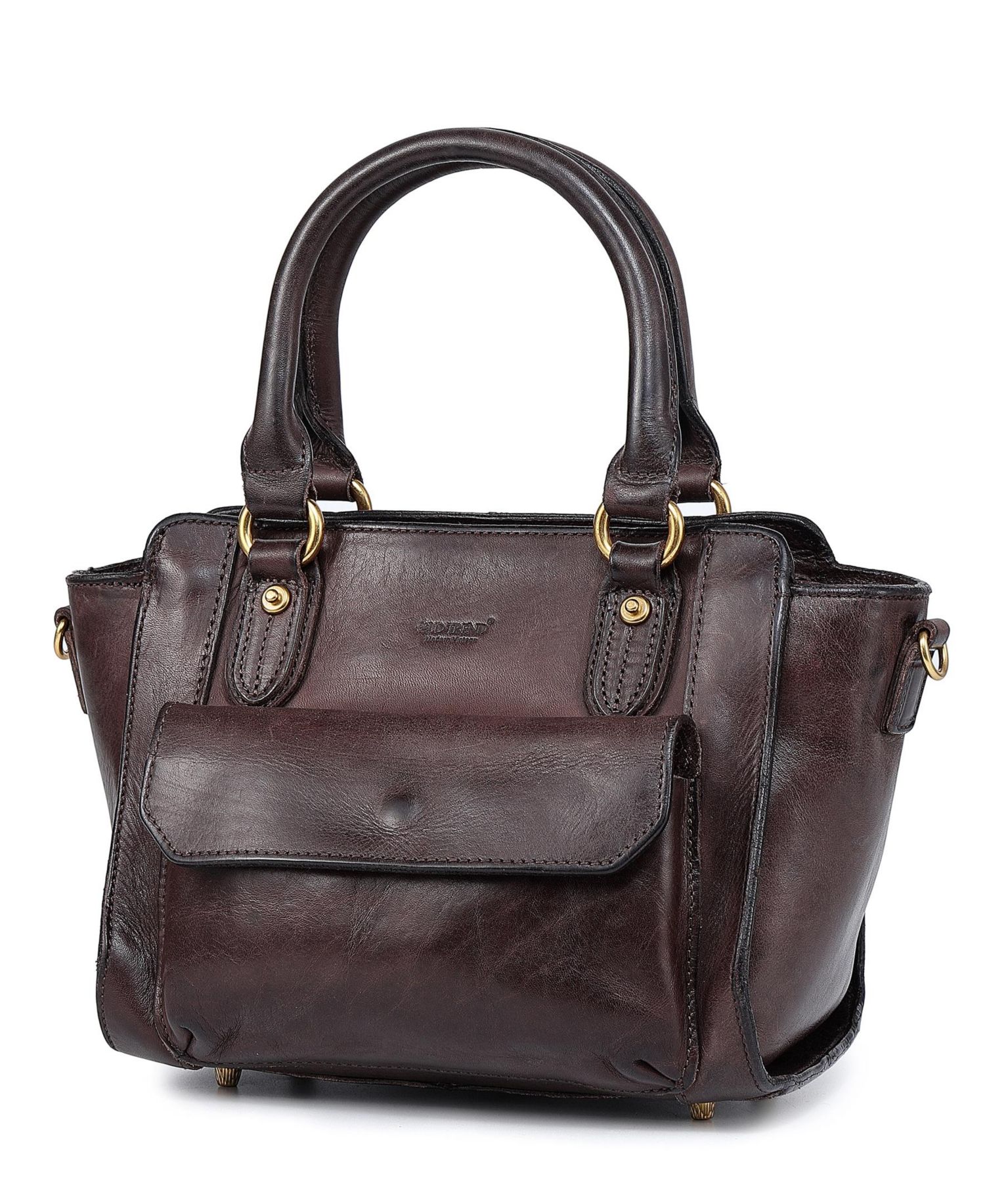 Pansy Small Leather Satchel Bag