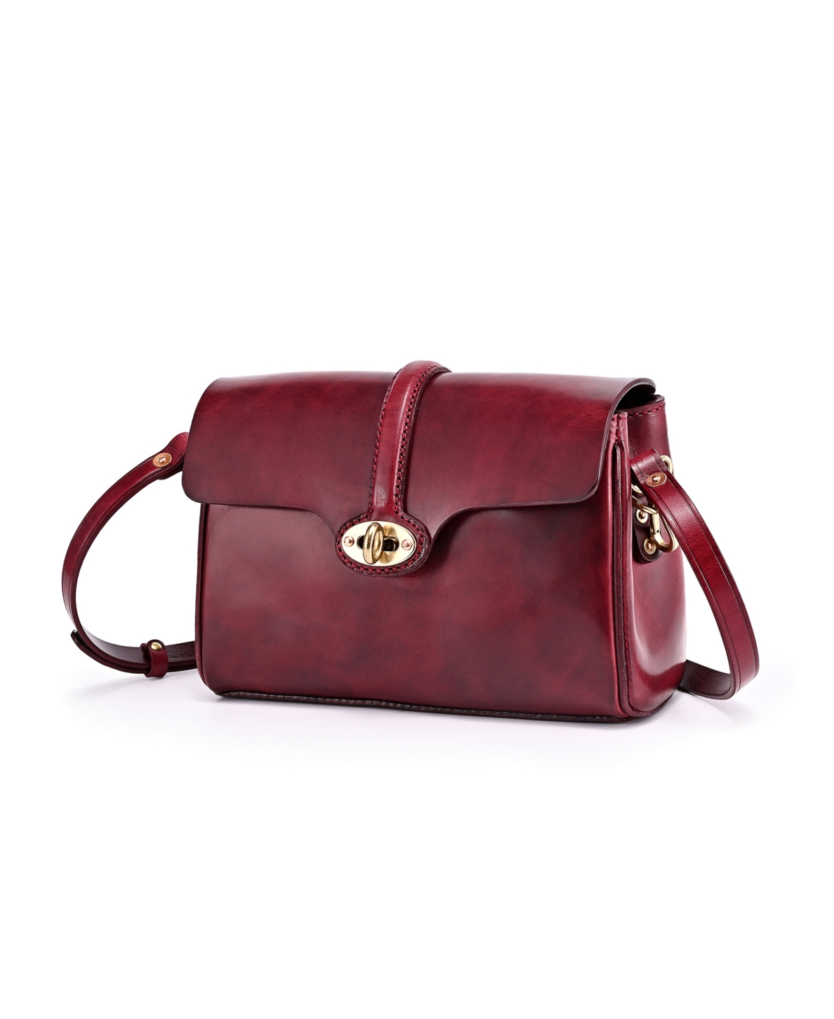 Old Trend Laurel Vintage Crossbody Bag In Maroon