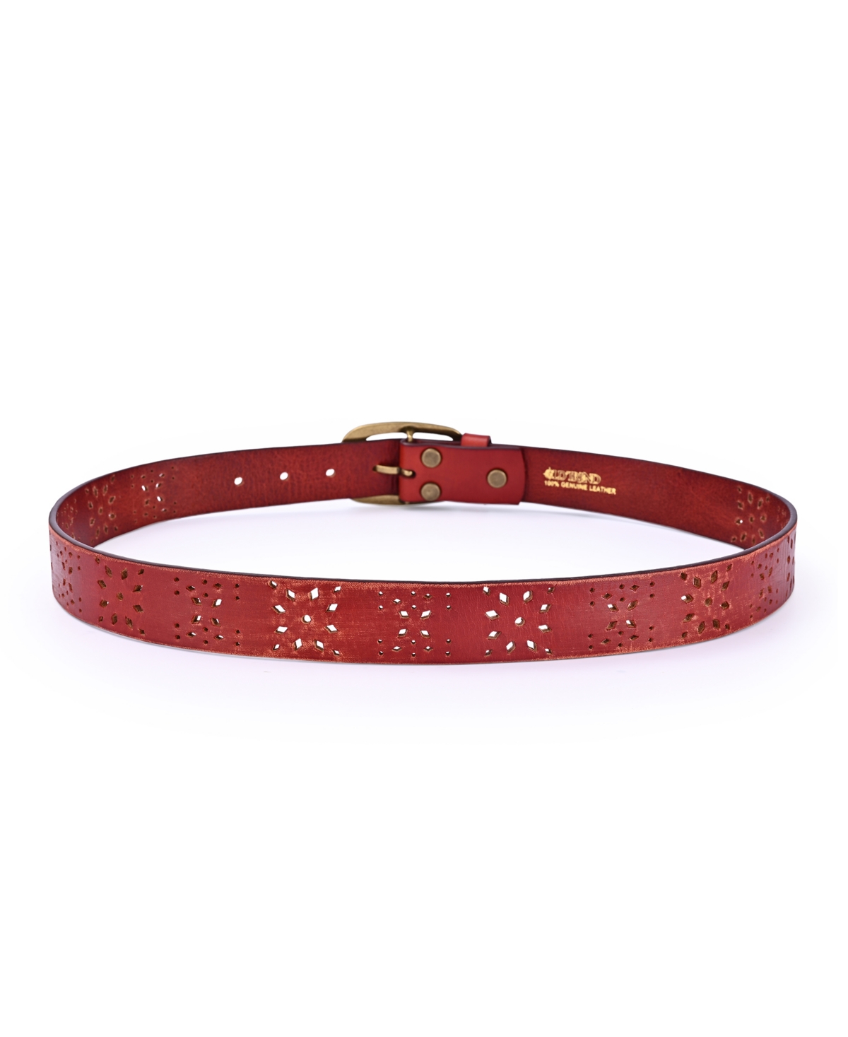OLD TREND WOMEN'S BLOOMING CROCUS LEATHER BELT