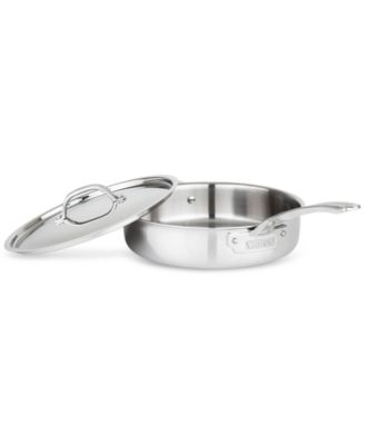 3-Ply Stainless Steel 10-Pc. Cookware Set with Stainless Steel Lids