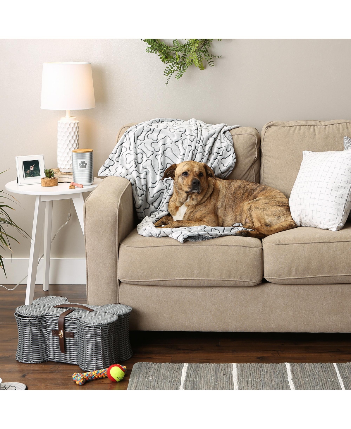 Bone Dry Embossed Pet Blanket Print