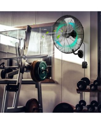 20 Inch Wall Mount Fan with 3 Fan Speeds and Adjustable Tilt Head