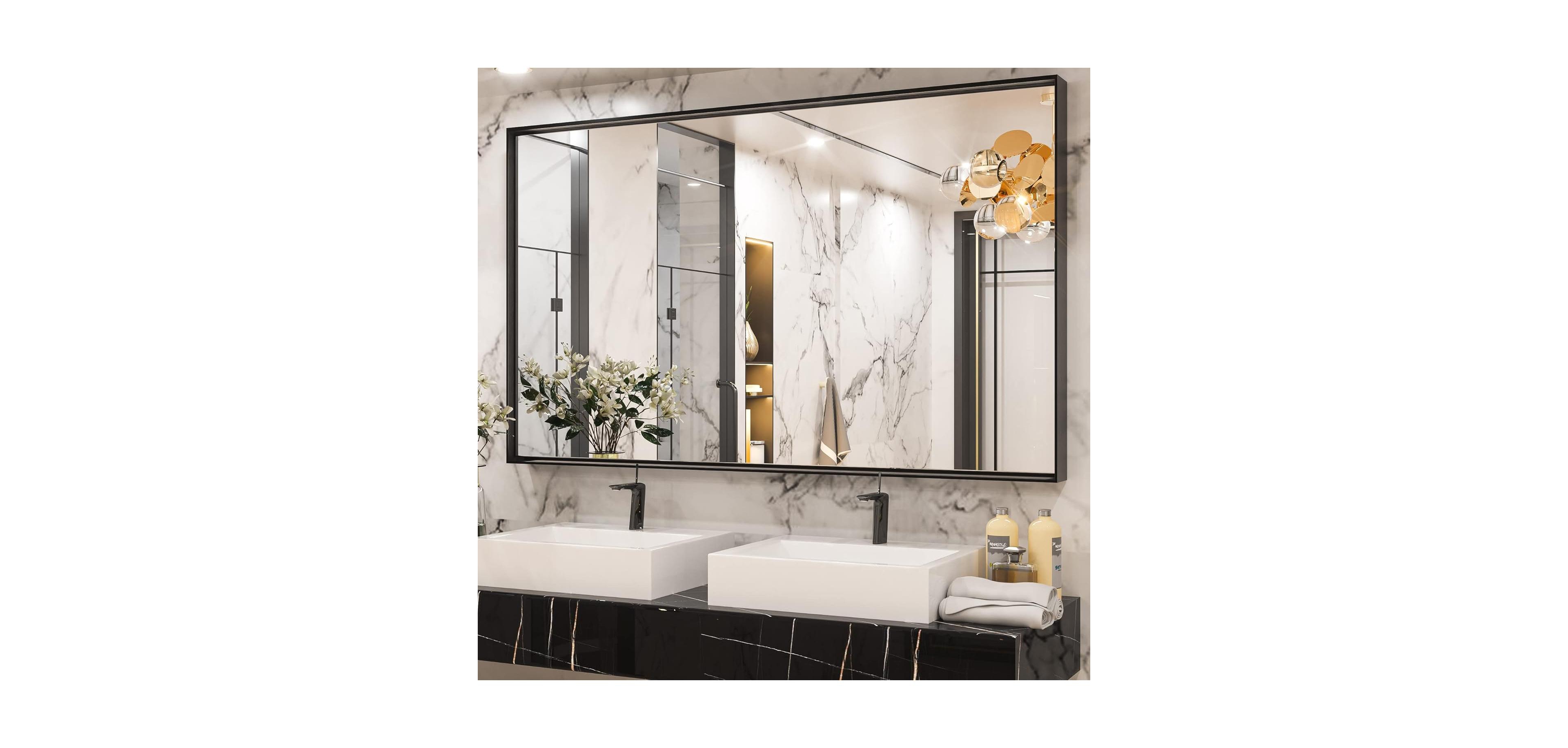 keonjinn Vanity Wall Mirror Bathroom Mirror Accent Mirror