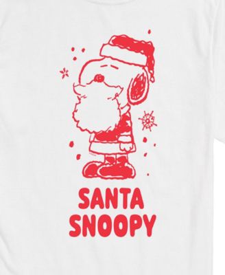 Men's Peanuts Snoopy Santa Short Sleeve Tee