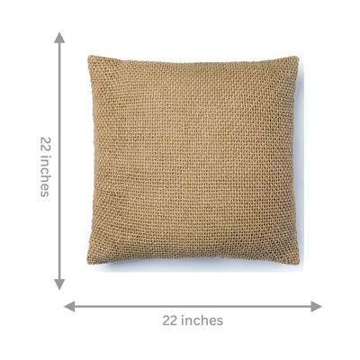 Madera Cross Weave Throw Pillow Covers, 22"x 22", Set of 2