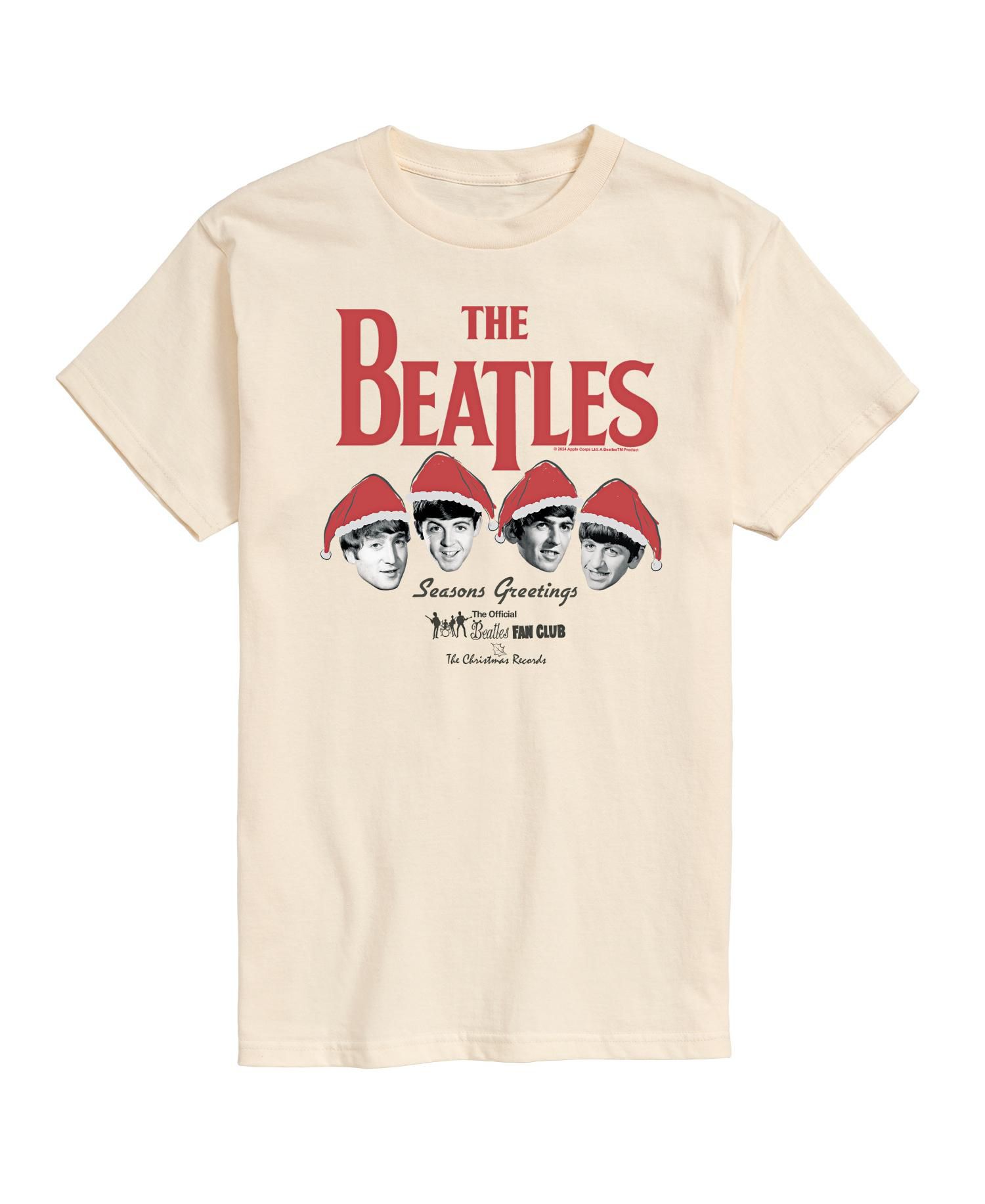 Men's The Beatles Christmas Short Sleeve Tee