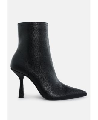 Womens Farnak Metallic Pointed Toe Ankle Boots