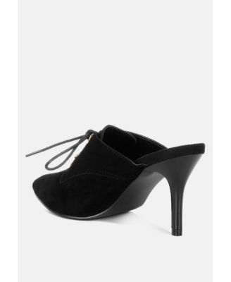 Miladi Suede Stiletto Mules