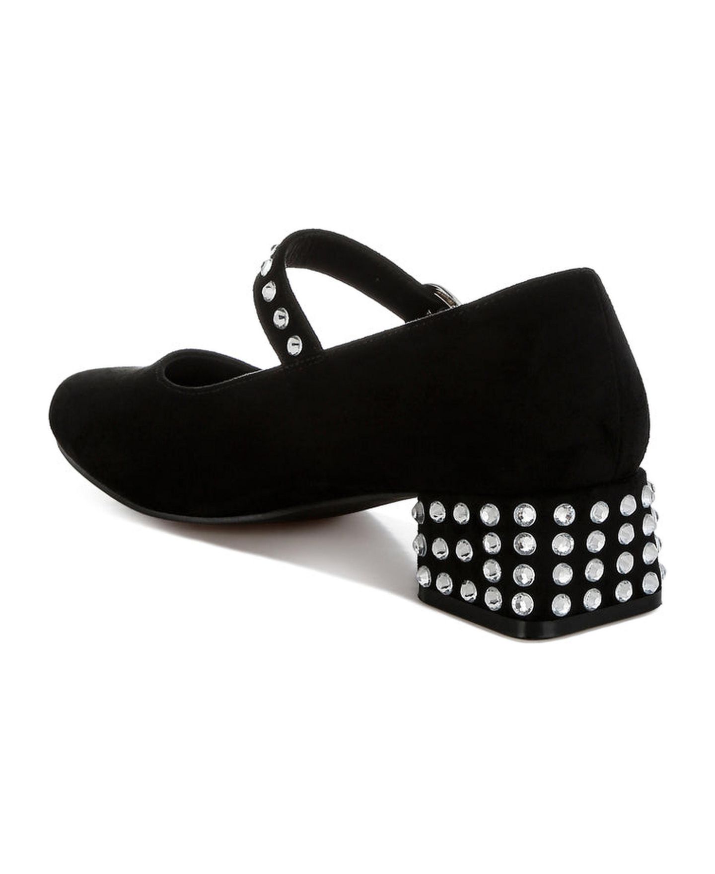 Женские туфли London Rag Sima Studded Mary Jane Pumps, цвет: Чёрный — фото 2