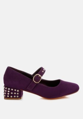 Womens Sima Studded Mary Jane Pumps