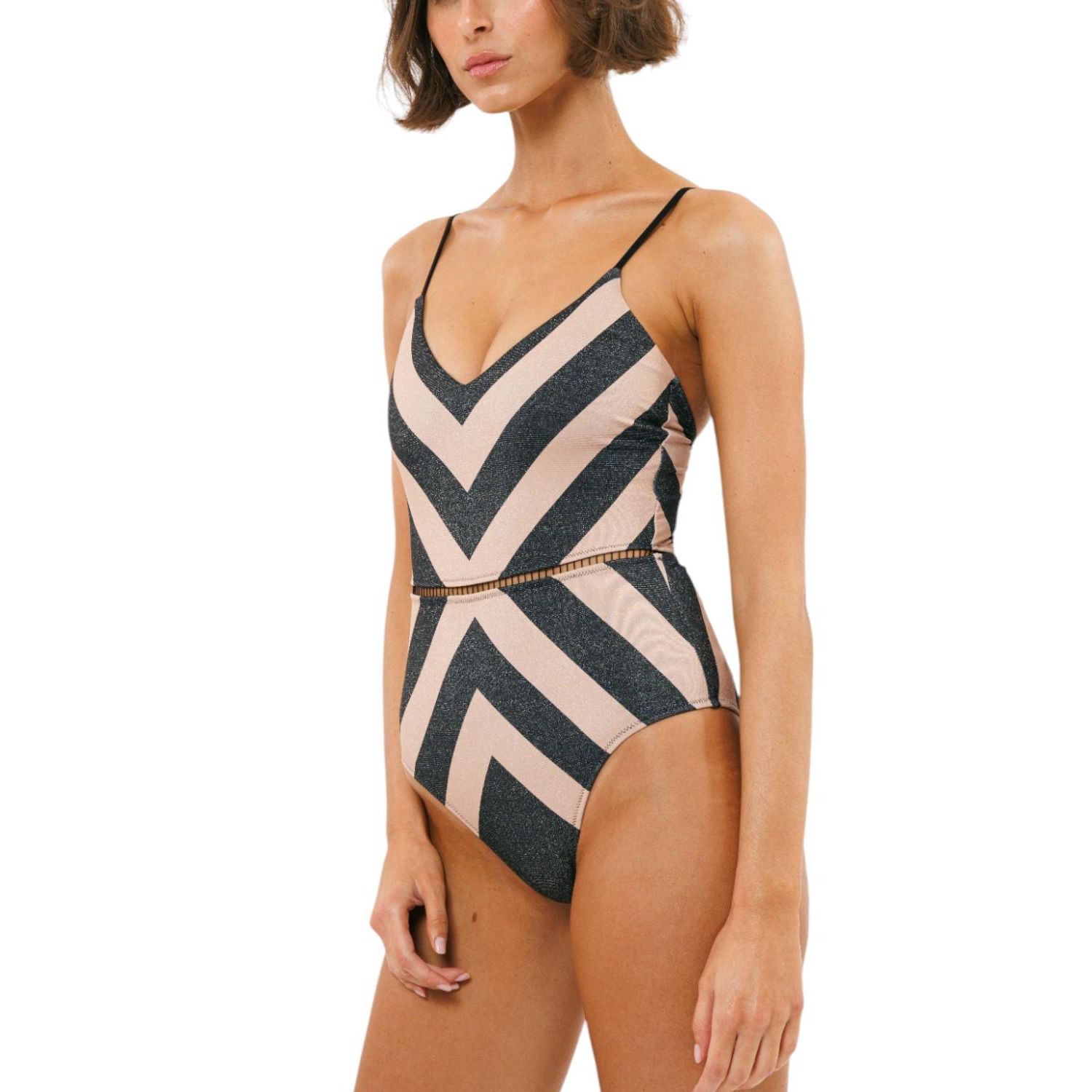 Women's Arava Stripes One Piece Swimsuit