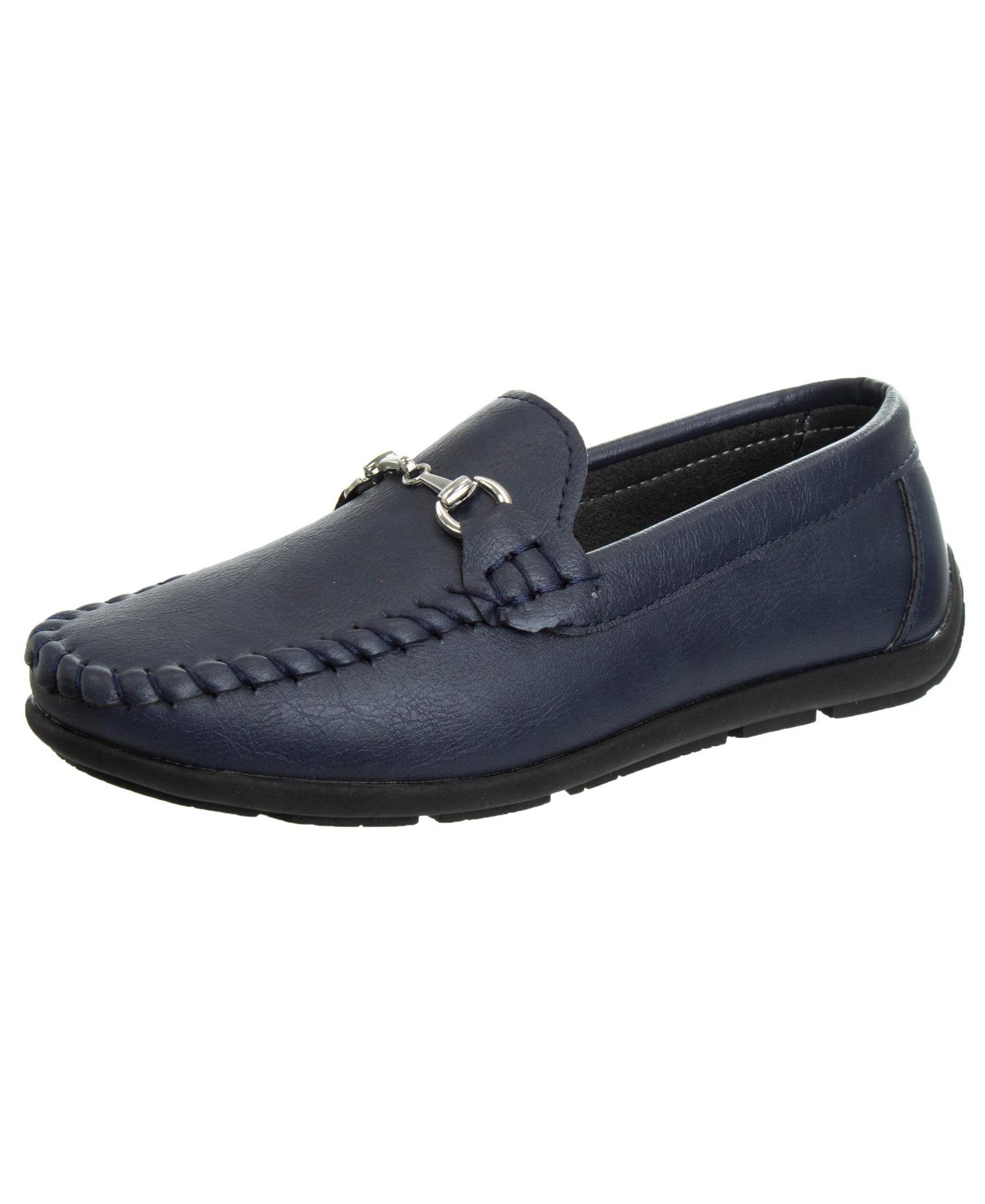 Обувь Josmo Hook &and Loop School Durable Comfort Fit Uniform Shoes для мальчиков, цвет: Тёмно-синий — фото 1