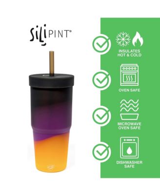 Straw Tumbler 32oz: Sun Storm