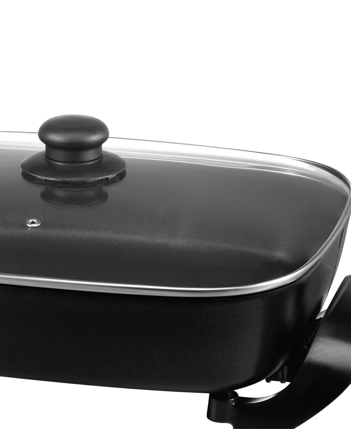 Megachef 14.96" Electric Fry Pan With Non-stick Coating In Black