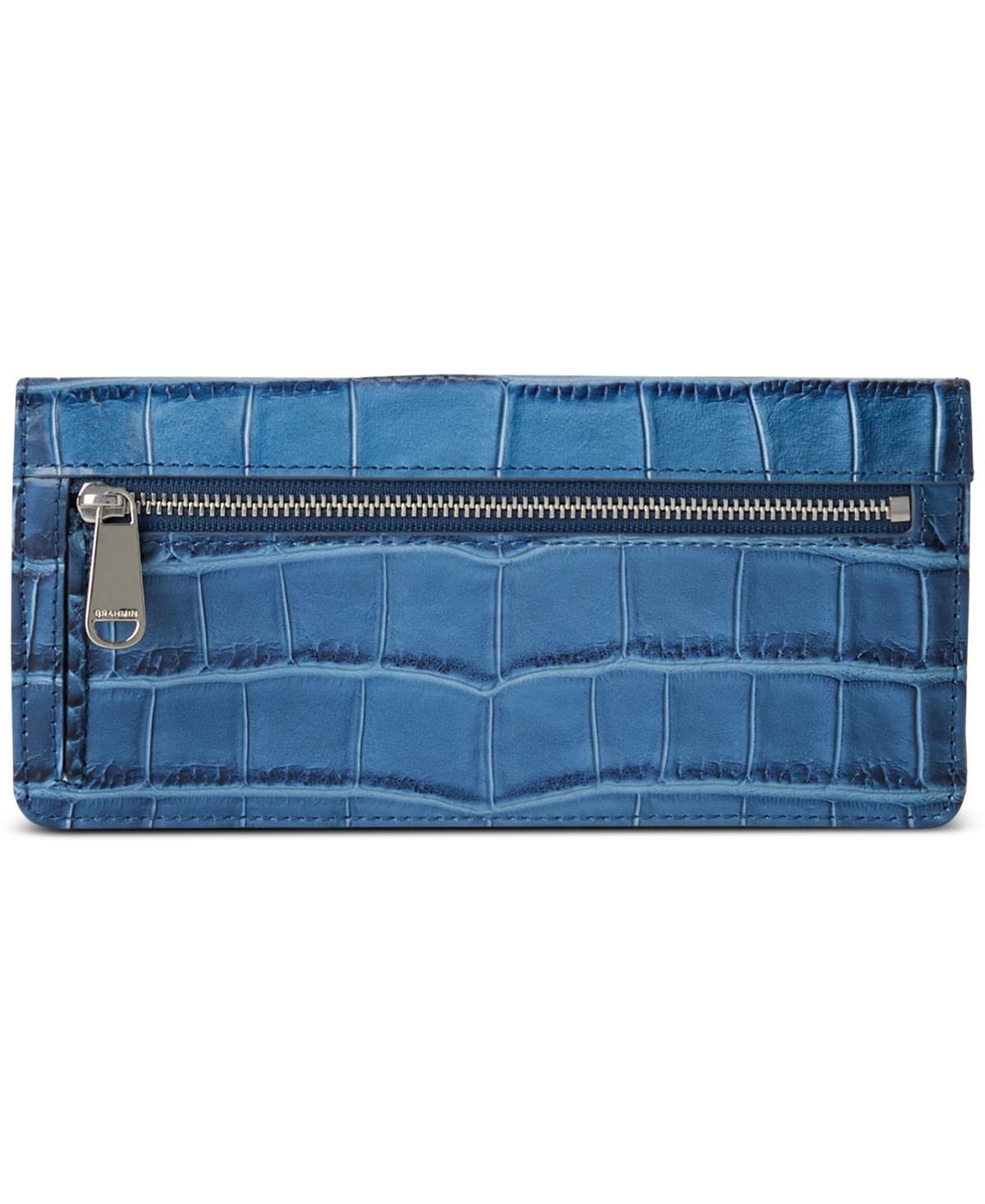 Brahmin Ady Leather Wallet In Heavenly Blue