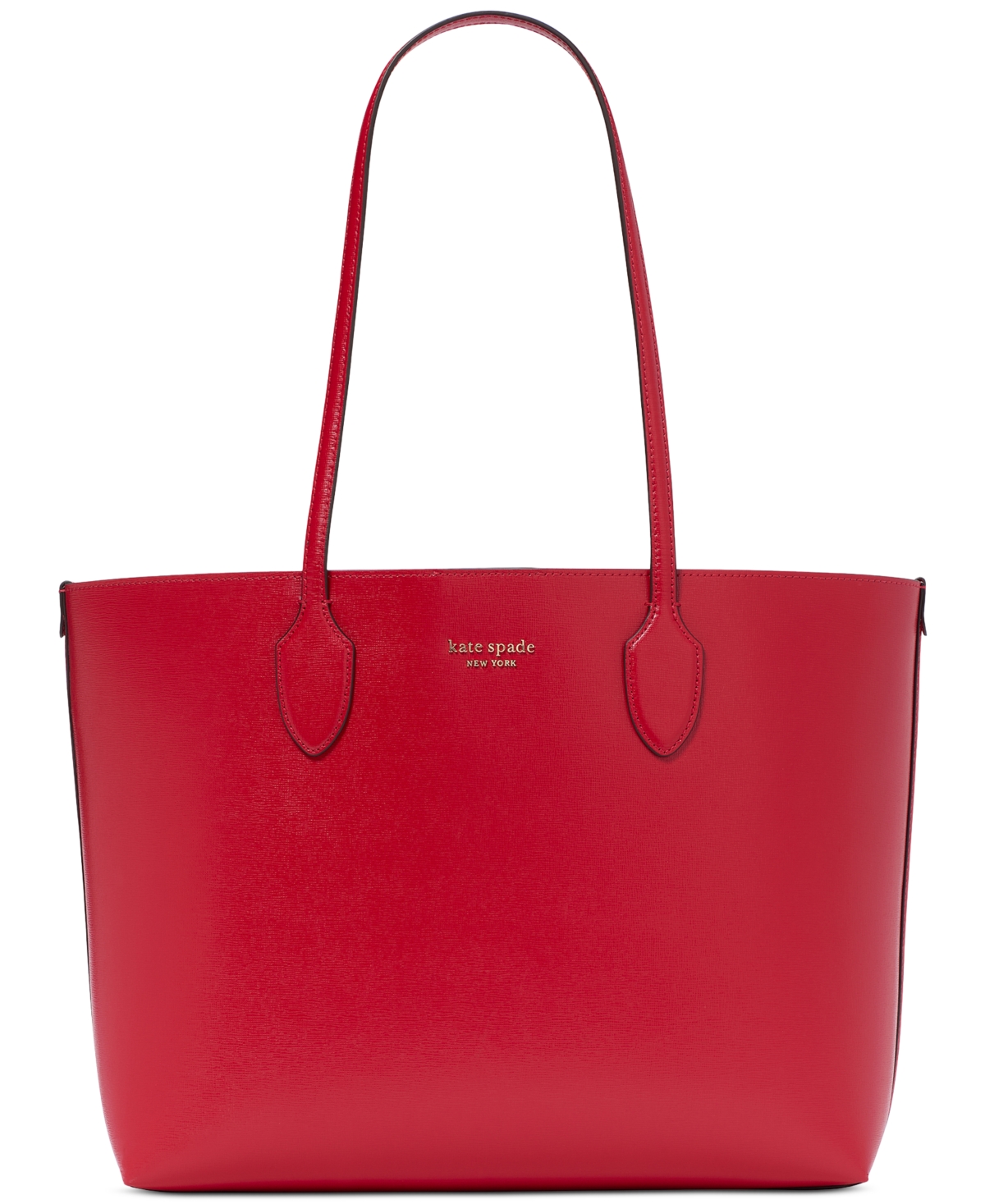 kate spade new york Bleecker Pixelated Hearts Pop Print Crossgrain Leather Tote with Removable Pouch