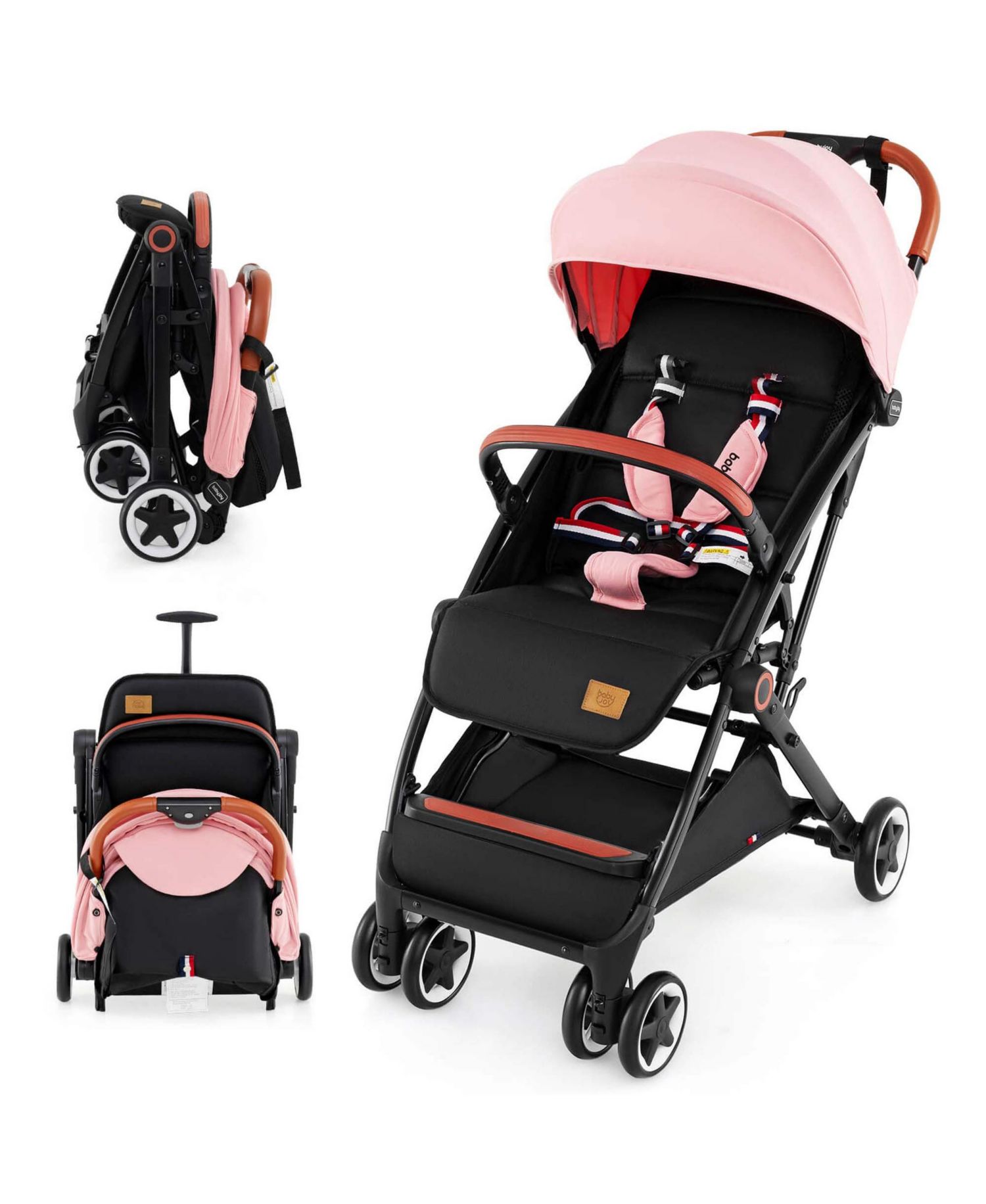 Lightweight Baby Stroller Aluminium Frame for Home Office Use