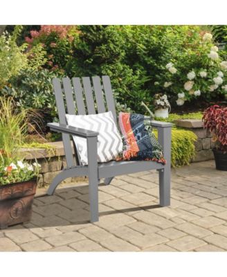 Outdoor Patio Acacia Wood Adirondack Lounge Armchair
