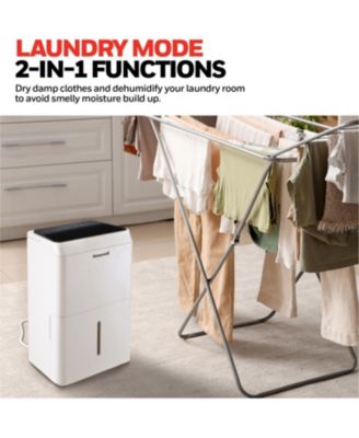 2024 NEW! 25-Pint ENERGY STAR Dehumidifier for 1,500 Sq Ft – Laundry Mode, Auto-Comfort Mode & Thermal Overload Protection, TPFIT25WK