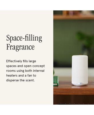 Plus - Smart Fragrance Diffuser for Large Spaces - Adjustable Smart Home Diffuser with Automatic Fragrance Vial Detection - Wi-Fi Smart Diffuser for Luxury Home Scenting - White