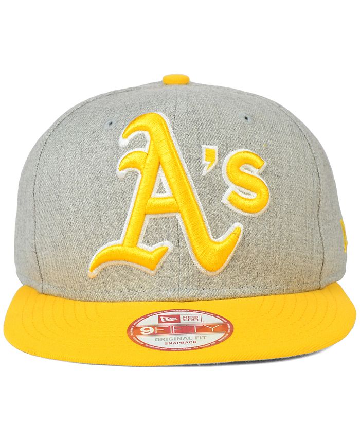 New Era Oakland Athletics Logo Grand 9FIFTY Snapback Cap - Macy's
