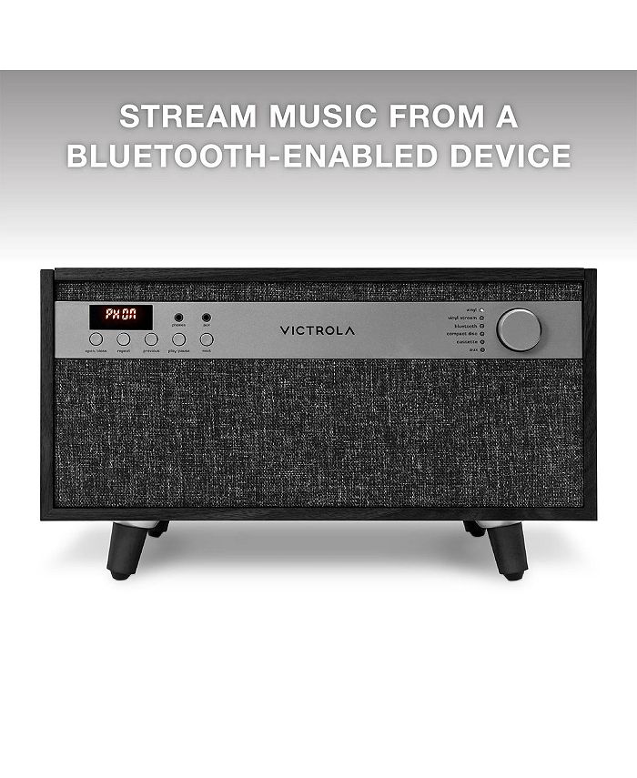 Victrola Victrola Century 6-in-1 Music Center - Black