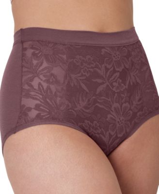 Women's Breathe Lace High-Rise Brief Underwear DFCLBF