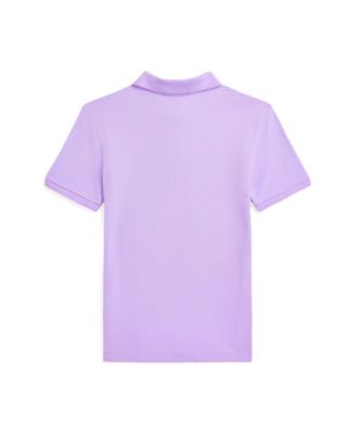 Big Boys Classic Fit Cotton Mesh Polo Shirt