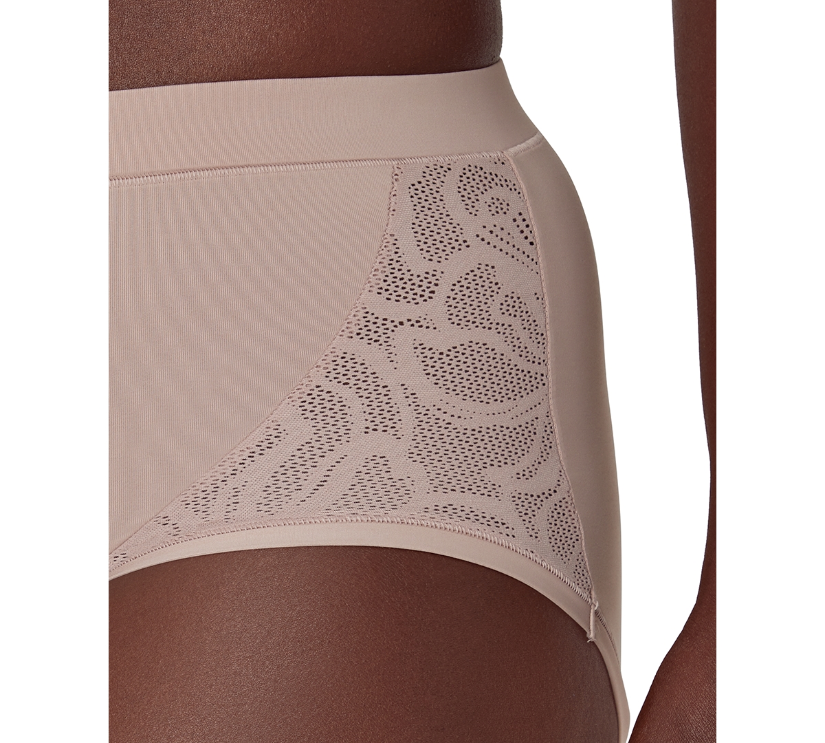 Bali 's Women's Coolest Smoothing High-waist Brief Underwear Dfcsbf In Evening Blush