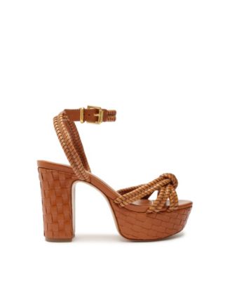 Schutz Women's Kareena Woven Platform Sandals Macy's
