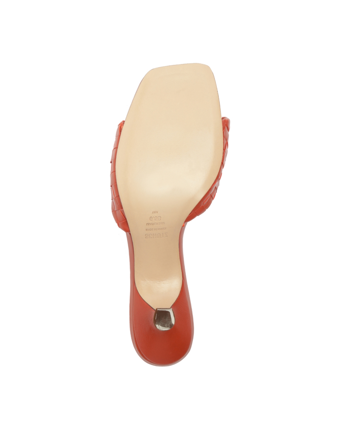Shop Schutz Women's Kareena Knot Mule Sandals In Orange