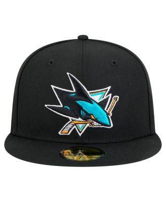 Men's Black San Jose Sharks Core 59FIFTY Fitted Hat