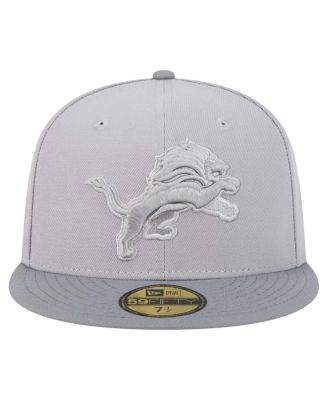 Men's Gray/Graphite Detroit Lions Iron Cloud 59FIFTY Fitted Hat