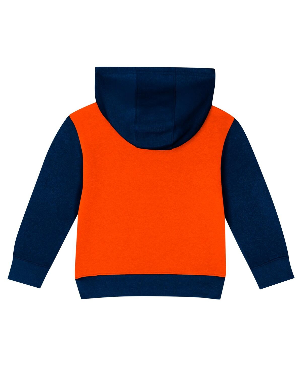 Outerstuff ToddlerDenver Broncos Coin Toss Pullover Fleece Hoodie Pants Set - Orange