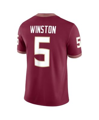Men's Jameis Winston Garnet Florida State Seminoles Alumni Game Jersey
