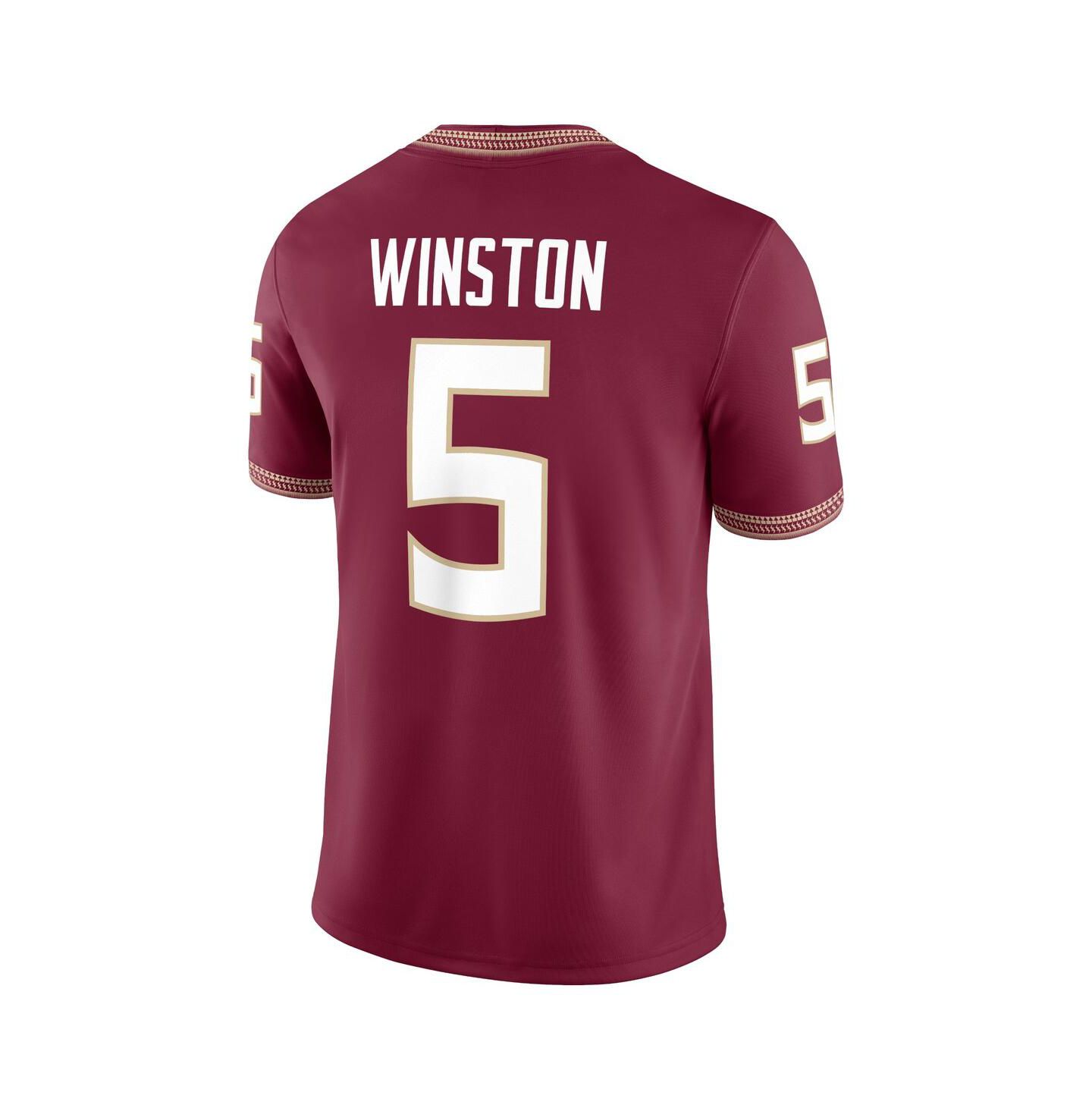 Мужской топ Nike Jameis Winston Garnet Florida State Seminoles Alumni Game Jersey — фото 2