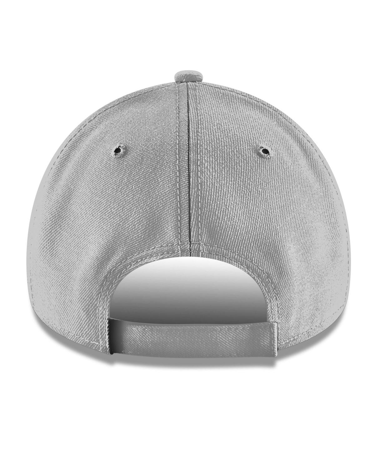 New Era Men's Gray Las Vegas Aces Primary Logo 9forty Adjustable Hat In Gray