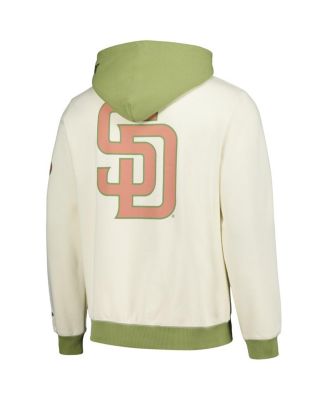Men's Cream/Green San Diego Padres Color Pop Pullover Hoodie