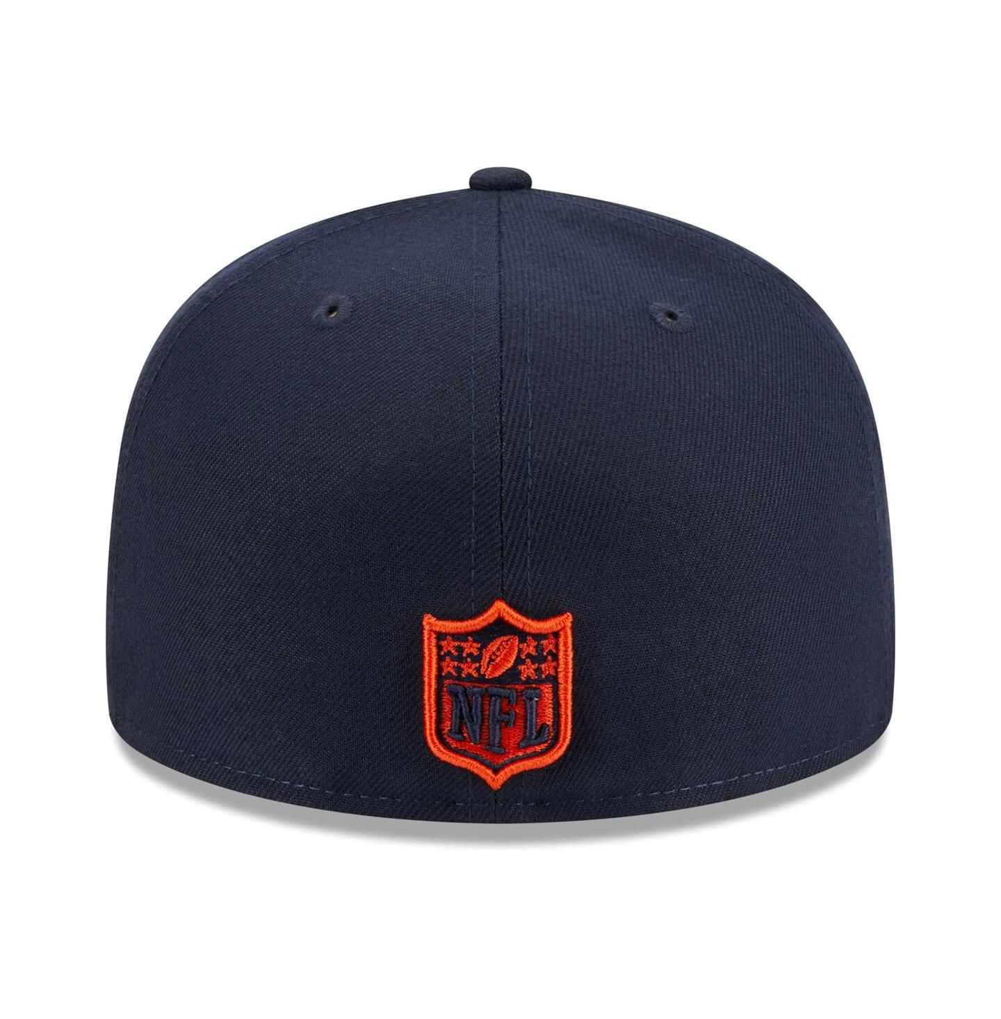 Мужская бейсболка New Era Chicago Bears Alternate Logo Main Patch 59FIFTY Fitted, Navy — фото 3