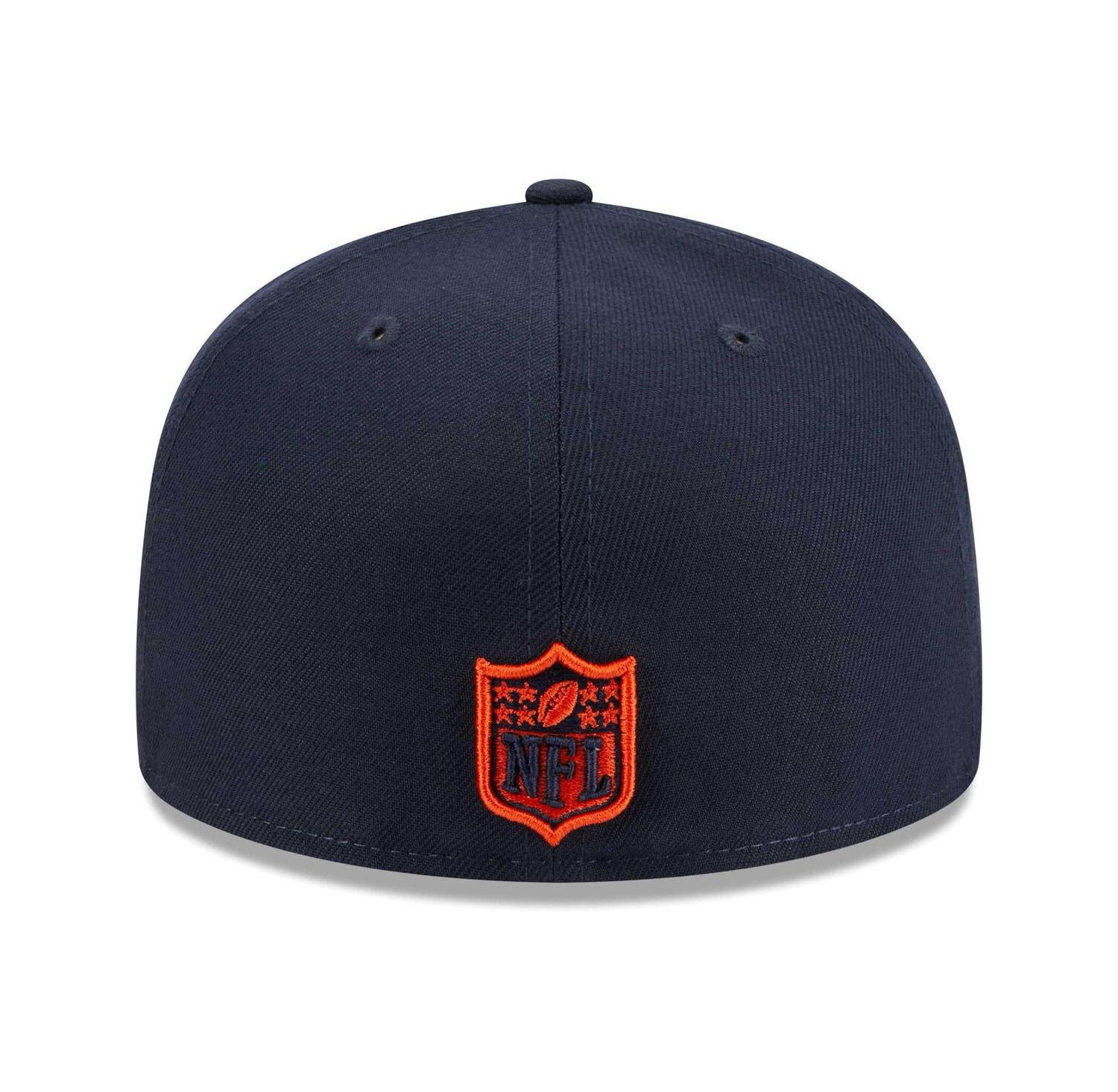 Men's Navy Chicago Bears Alternate Logo Main Patch 59FIFTY Fitted Hat