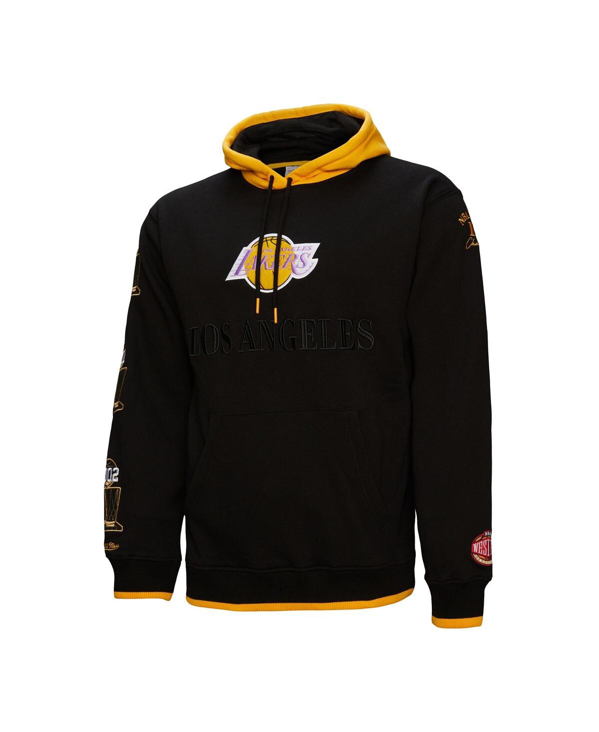 Mitchell & Ness Men'sLos Angeles Lakers Hardwood Classics Team Og 3.0 Pullover Hoodie - Black