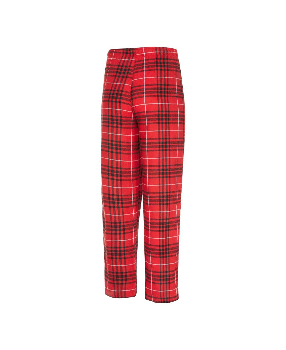 Concepts Sport Men'sBlack Kansas City Chiefs Vector T-Shirt Flannel Pants Sleep Set - Red, Black