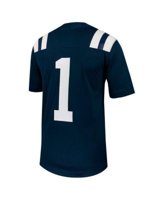 Men's 1 Navy Ole Miss Rebels Untouchable Football Jersey